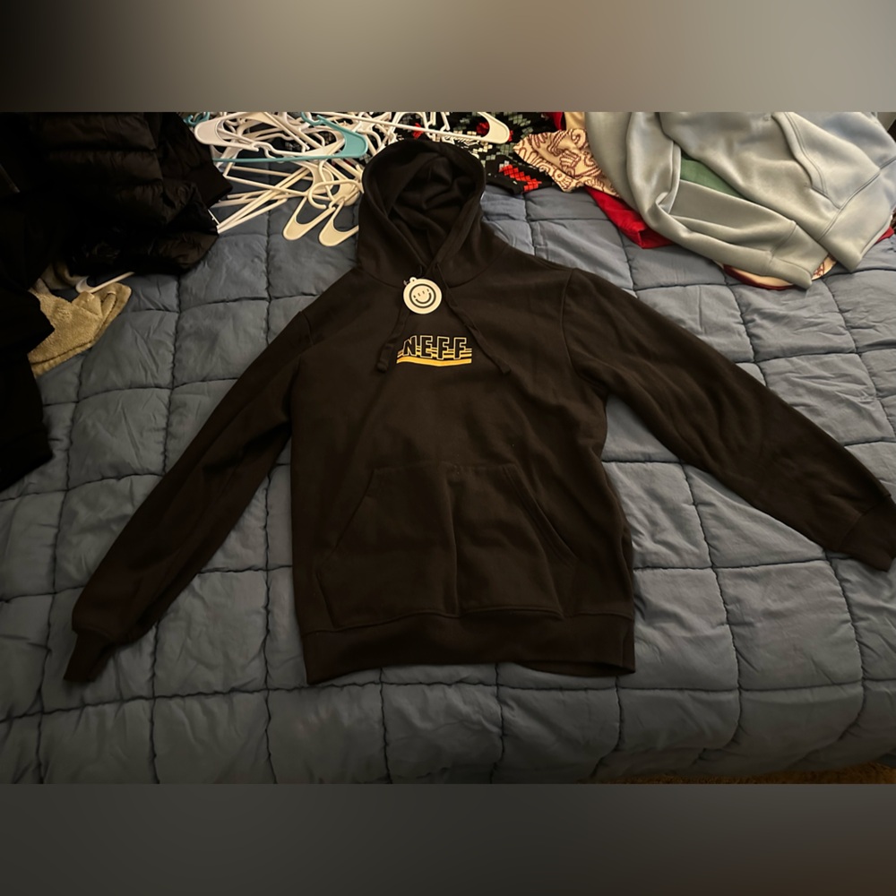 Neff Mickey Mouse Black And Yellow Hoodie